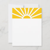 1 | 写真QRサンライズミニマリスト事業情報カード 招待状 (裏面)