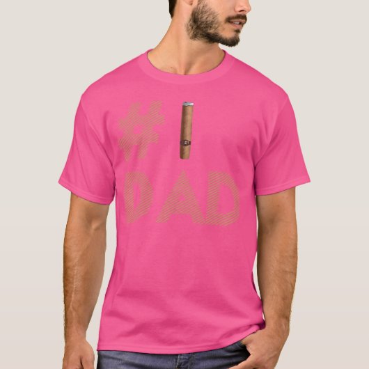1 喫煙者 お父さん Tシャツ (正面)