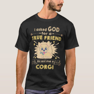 1 彼は私にコーギー犬を送ってくれた Tシャツ