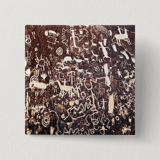 1.新聞社の岩 缶バッジ (正面)