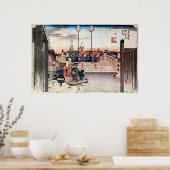 1.日本橋、広重日本橋、広重、浮世絵 ポスター (キッチン)