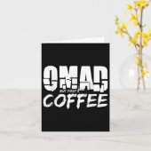 1 日 1 食のオマド コーヒー愛飲者 カード (黄色い花)