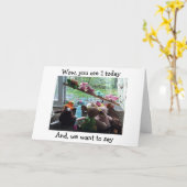 *1*皆で得ハッピーバースデー カード (黄色い花)