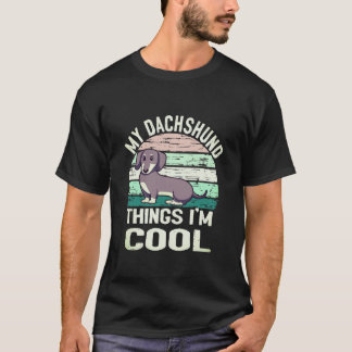 1 私のダックスフント 僕はクール - ヴィンテージ Tシャツ