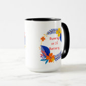 1%走バッテリでのフローラおもしろいおもしろい マグカップ (正面右)