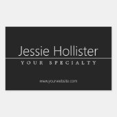 1 長方形シール (正面)