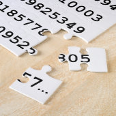 1,000のPi番号|数学記号 ジグソーパズル (側面)