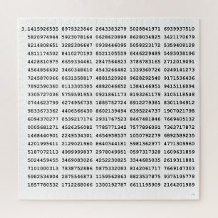 1,000のPi番号 数学記号 ジグソーパズル