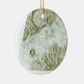 1:000 000のスケールの月の図表 セラミックオーナメント (右)