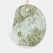 1:000 000のスケールの月の図表 セラミックオーナメント (左)