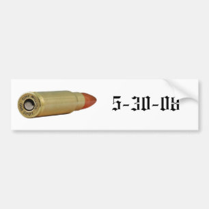1,000,000の1つの打撃の弾丸、5-30-08 バンパーステッカー