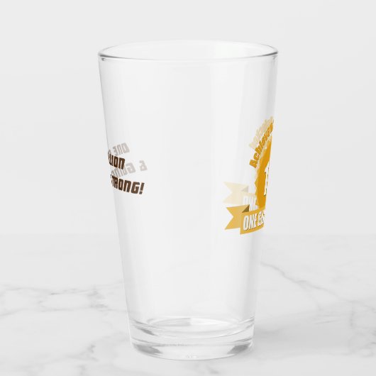 1,000,000,000の秒の誕生日のパイントガラス タンブラーグラス (右)