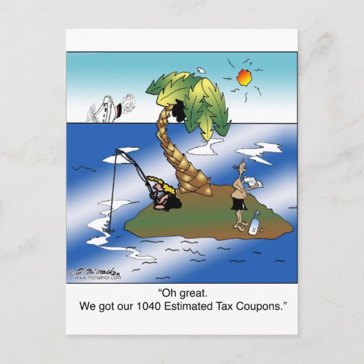 1,040得枚の見積税引き渡し券 ポストカード (正面)