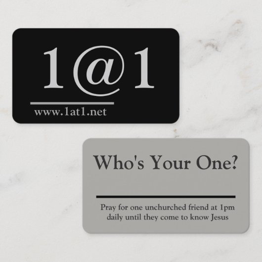 1@1カード 名刺 (正面/裏面)