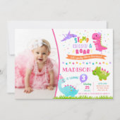 1/100の特別な誕生日招待状 招待状 (正面)