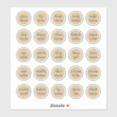 1.14インチクラフトカスタマイズ可能な化粧用ジャームクリーム シール (シート)