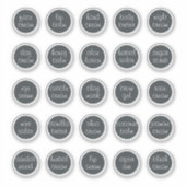 1.14インチブラックカスタマイズ可能な化粧用ジャームクリームのクリーム シール (正面)