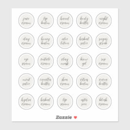 1.14インチホワイトカスタマイズ可能な化粧品の瓶クリーム シール