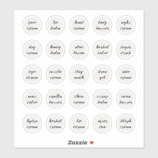 1.14インチホワイトカスタマイズ可能な化粧品の瓶クリーム シール (シート)