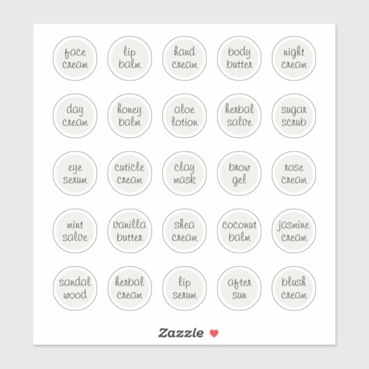 1.14インチホワイトカスタマイズ可能な化粧品の瓶クリーム シール (シート)