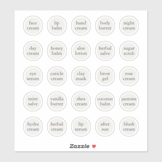 1.14インチホワイトカスタマイズ可能な化粧品の瓶クリーム シール (シート)