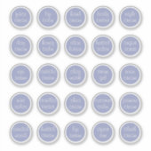 1.14インチ ラベンダー カスタマイズ可能な ミニ コスメジャー シール (正面)