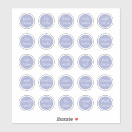 1.14インチ ラベンダー カスタマイズ可能な ミニ コスメジャー シール