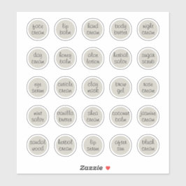 1.14" シルバービーチ カスタマイズ可能な ミニ コスメジャー シール