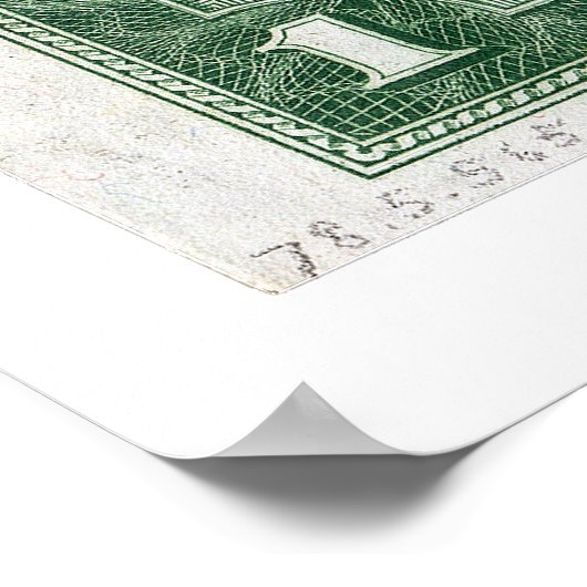 $1 1923銀行券 ポスター (角)