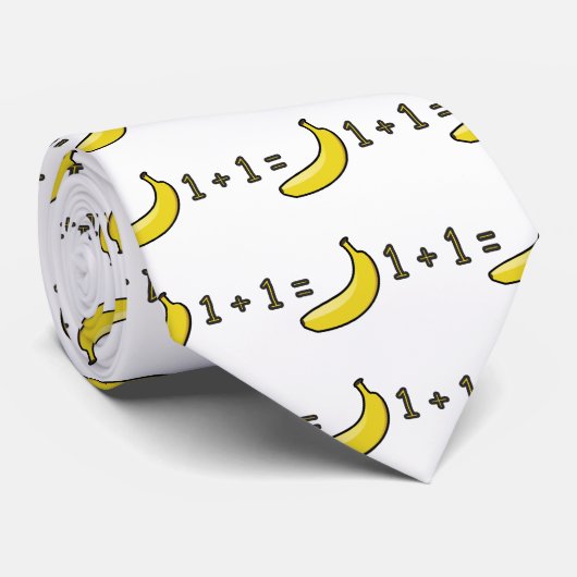 1 + 1 =バナナ ネクタイ (ロール)