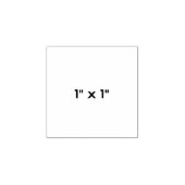 1"×1" ラバースタンプ (インプリント)