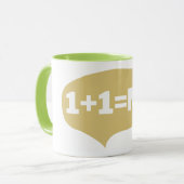 1+1 = 私 マグカップ (正面左)
