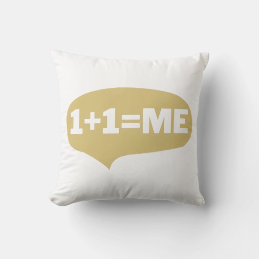 1+1=自分 クッション (正面)