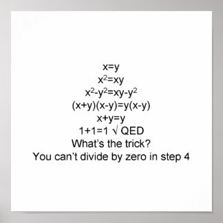 1+1=1を証明する ポスター