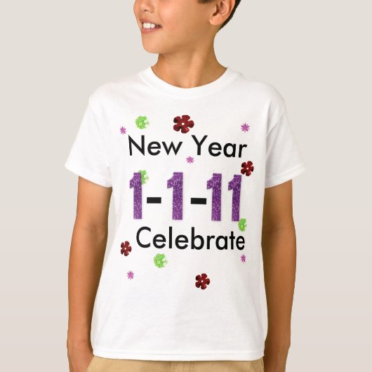 1-1-11 KIDS NEW YEARS Tシャツ (正面)