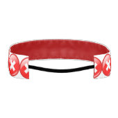 1-1/2"以外のヘッドバンドを横断しなスリップまたは滑ることい アスレチックヘッドバンド (裏面)