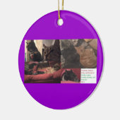 1 #2の二重オーナメント セラミックオーナメント (左)