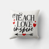 1/2愛教えシャツ幼稚園先生 クッション (裏面)