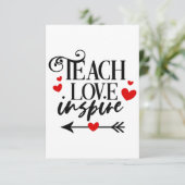 1/2愛教えシャツ幼稚園先生 出欠カード (スタンド正面)