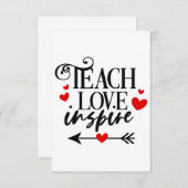 1/2愛教えシャツ幼稚園先生 出欠カード (正面/裏面)