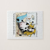 1/2牛1/2マーメイドムーメイドおもしろい ジグソーパズル (横)