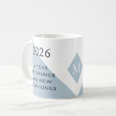 1. 2026年 新年の抱負 変革の年 コーヒーマグカップ (正面左)