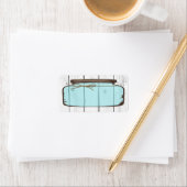 1.25の" x2.75"郵送物の住所メーソンジャーの木製のカウント ラベル (インサイチュ)