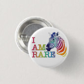 1.25インチバッジ – 私は珍しい 缶バッジ (正面&裏面)