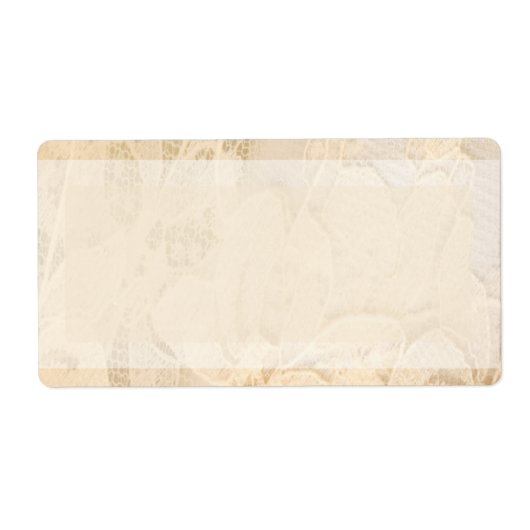 1.25インチx2.75インチメーリングアドレスパール&レース ラベル (正面)