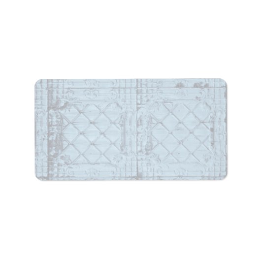 1.25インチx2.75インチメーリング素朴アドレスTinパネルCeili ラベル (正面)