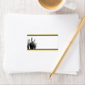 1.25インチx 2.75インチ郵送先住所Cattail/Dragonfly Si ラベル (インサイチュ)