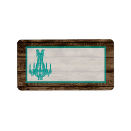 1.25"x2.75インチメーリングアドレスウェスタンChandelier ラベル