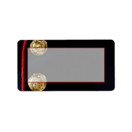 1.25"x2.75インチ郵送先住所マリンドレスブルースユニ ラベル