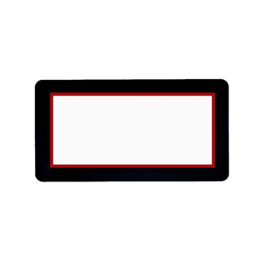 1.25"x2.75インチ郵送先住所Marine Uniform Groom ラベル (正面)